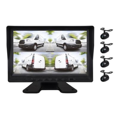 TÜM ARAÇLARA UYGUN 4 KAMERALI 9'' EKRAN DVR KAYIT ÖZELLİKLİ KAMERA  SİSTEMİ JAMESON JSD-904