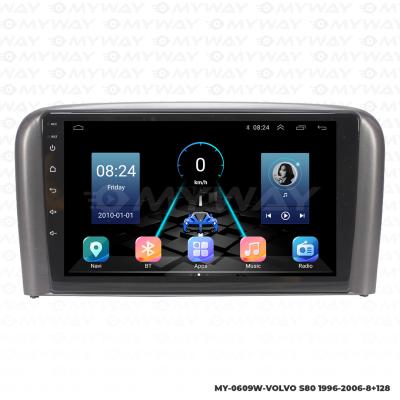 VOLVO S80 ANDROİD MULTİMEDYA CARPLAY NAVİGASYON EKRAN - 8GB RAM+128GB HDD - MYWAY