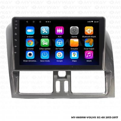 VOLVO XC-60 ANDROİD 12 MULTİMEDYA KABLOSUZ CARPLAY NAVİGASYON EKRAN TEYP - MYWAY MY-0609W