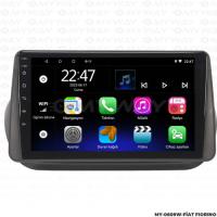 Myway Fiat Fiorino Android 12 Kablosuz Carplay Navigasyon Multimedya Ekran Teyp - MY-0609W-FİAT Fiorino