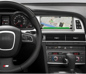 Audi a6 android multimedya navigasyon oem ekran